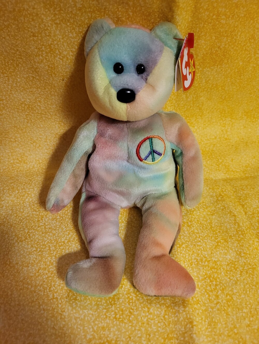 Ty Beanie Baby "Peace" Bear